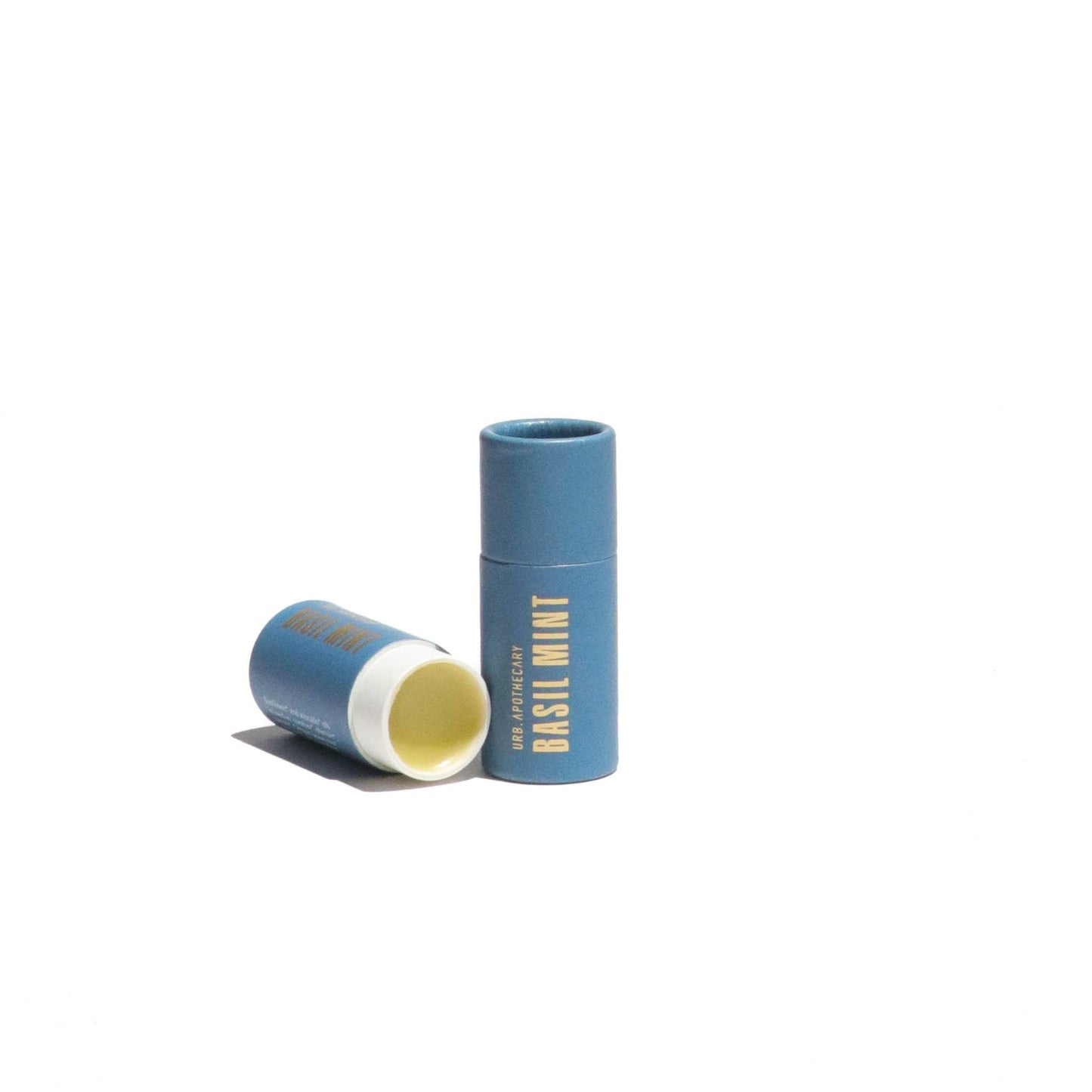 BASIL MINT LIP BALM IN BIOGRADABLE TUBE: PLASTIC TUBE