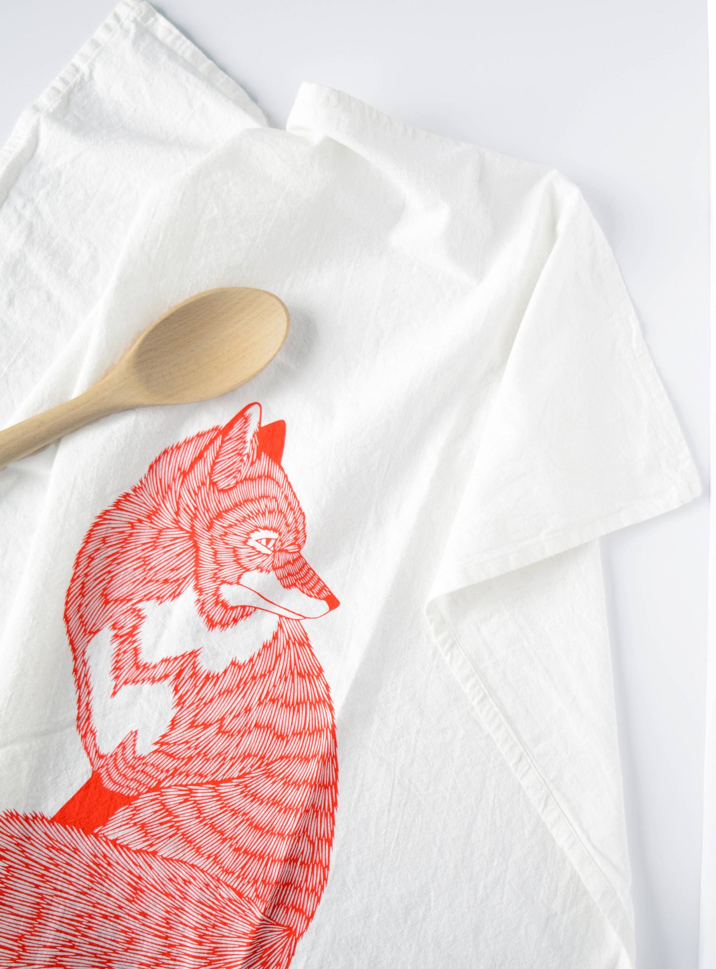 Fox Flour Sack Towel