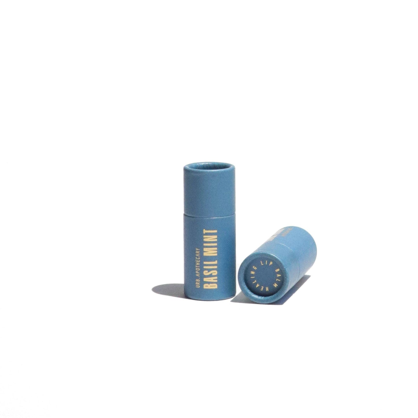 BASIL MINT LIP BALM IN BIOGRADABLE TUBE: PLASTIC TUBE