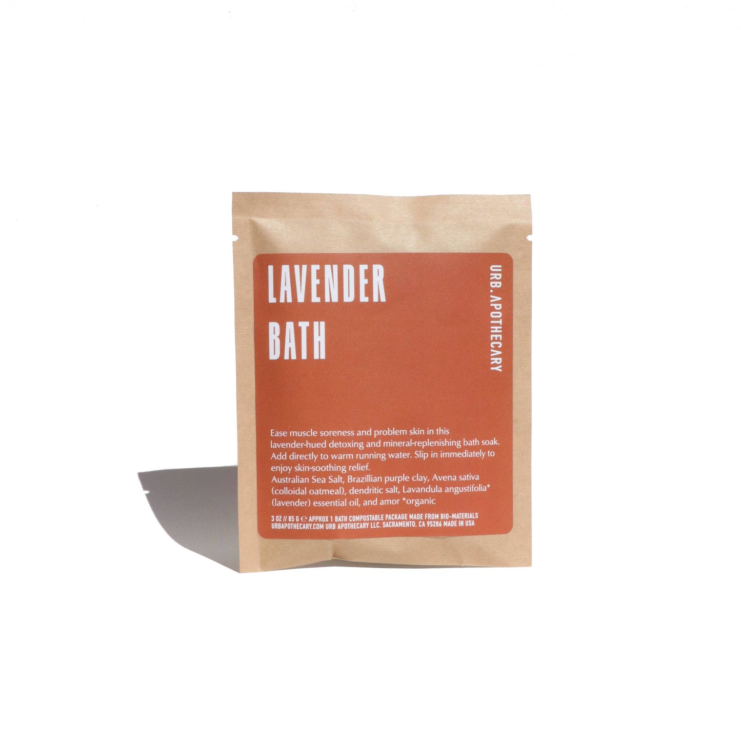 BATH SOAK IN BIODEGRADABLE ENVELOPE: EUCALYPTUS BATH ENVELOPE 3 OZ