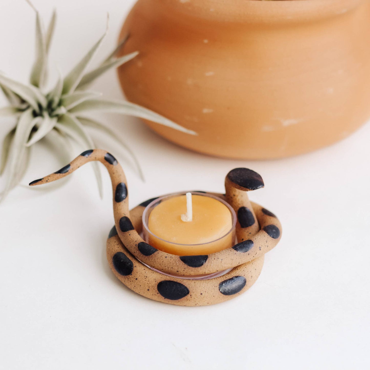 Carter & Rose Ceramic Snake Tealight