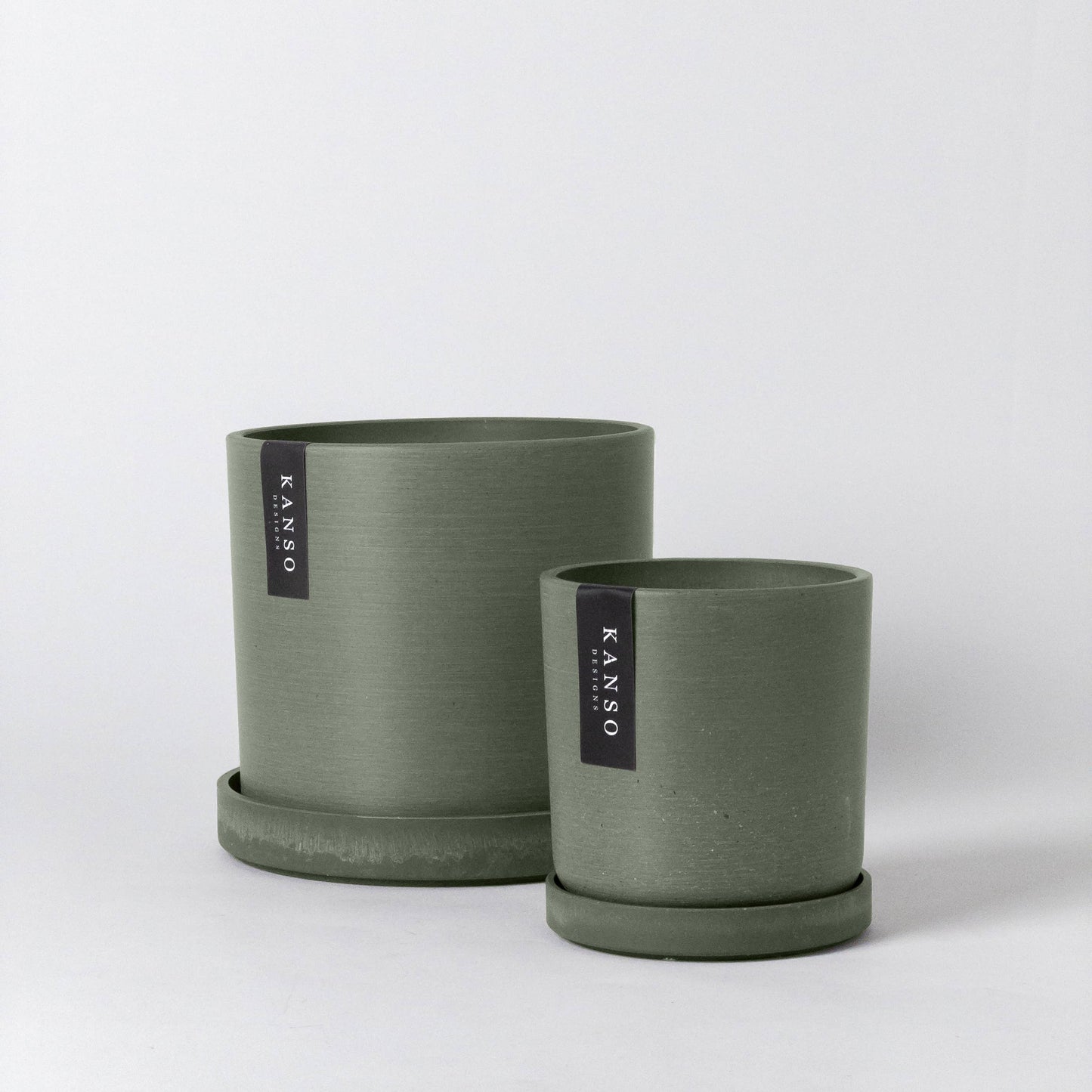 4" Signature Planters & Saucer | Earth Tones