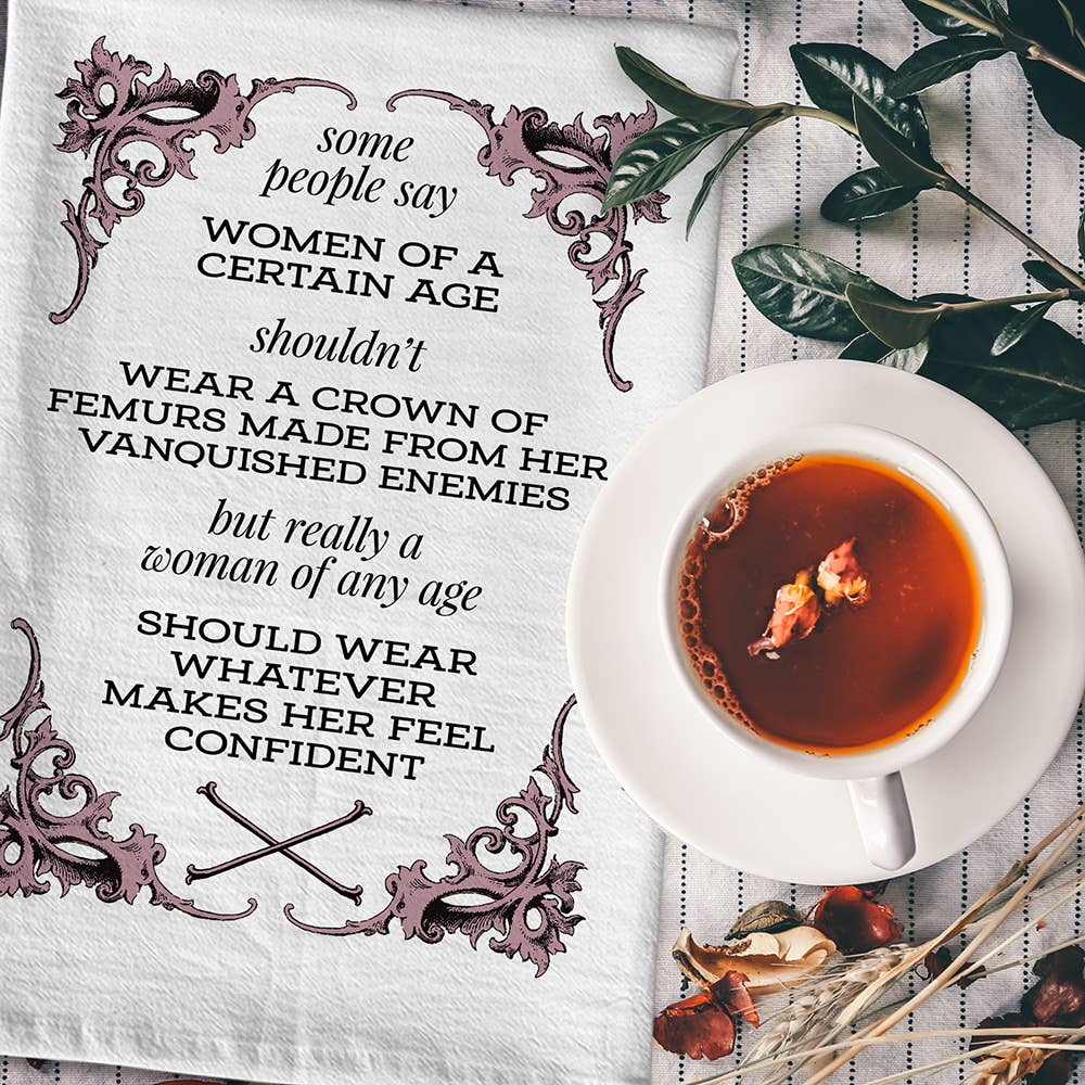Hell Goddess Dish Towel