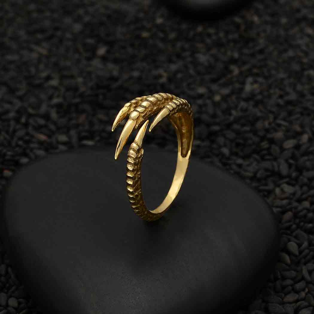Adjustable Bird Claw Ring
