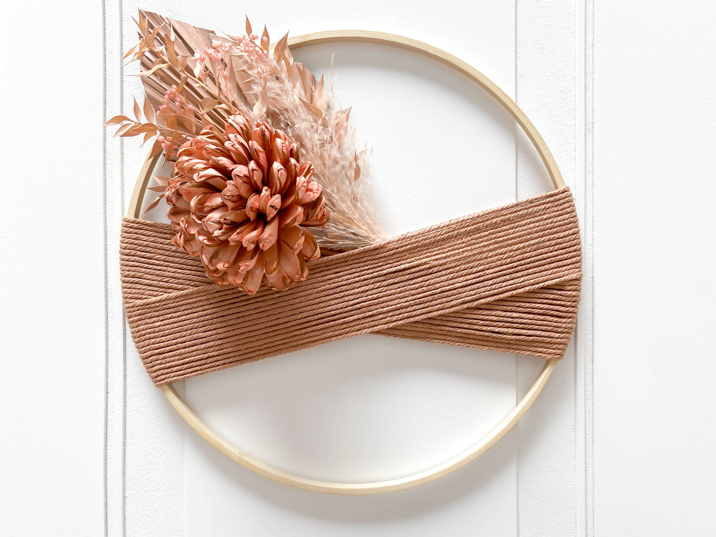 Dried Flowers Macramé Wreath