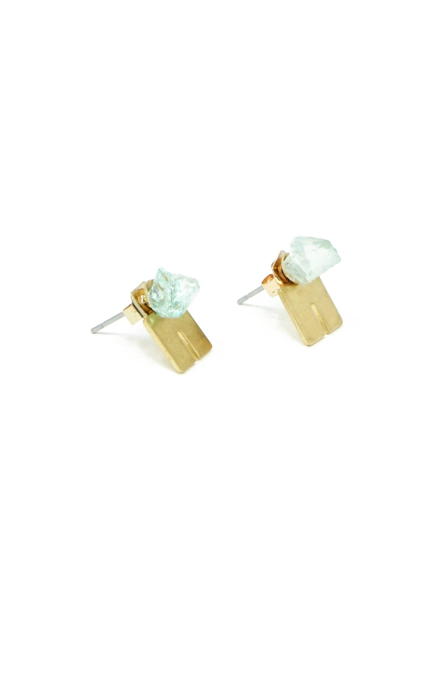 In the Mountains Earring - blush quartz