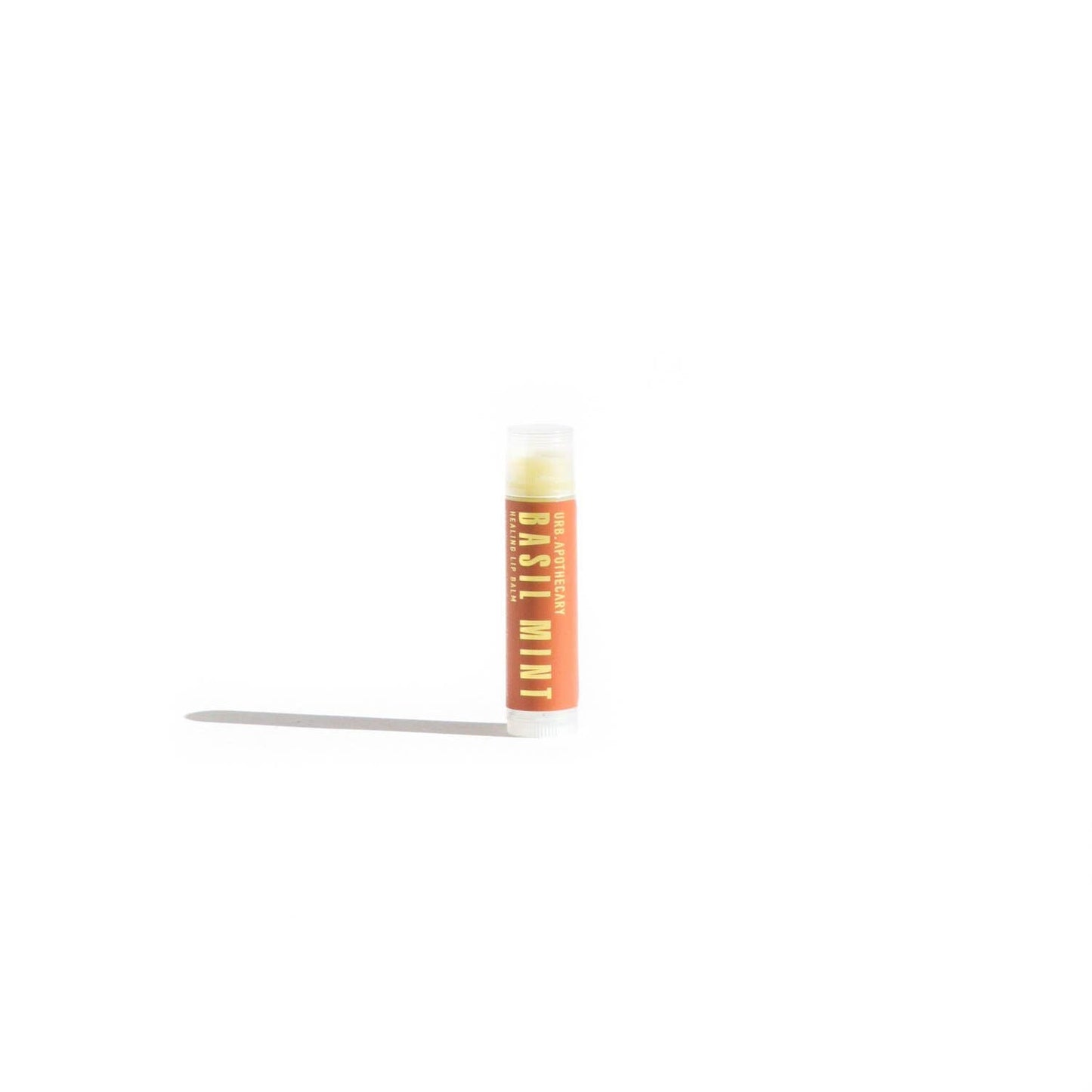 BASIL MINT LIP BALM IN BIOGRADABLE TUBE: PLASTIC TUBE