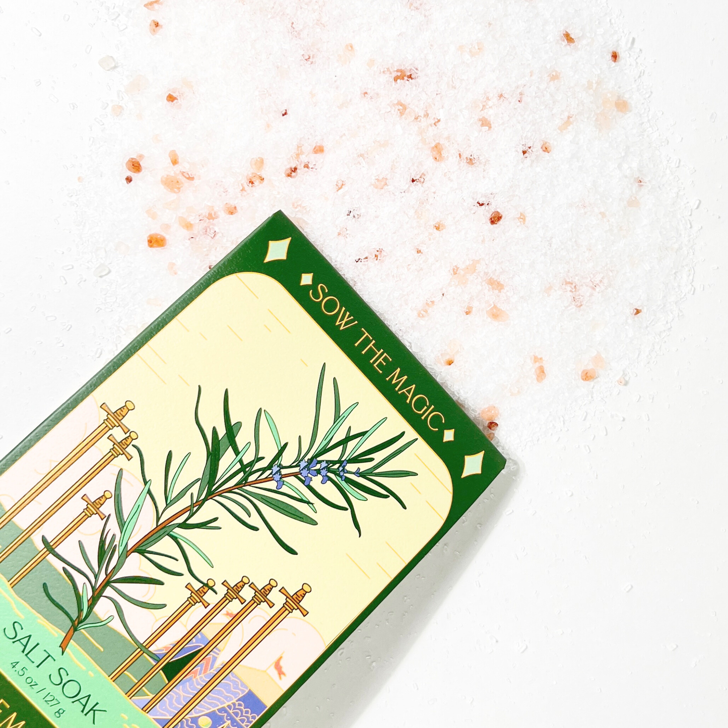 Rosemary Tarot Bath Salt Soak