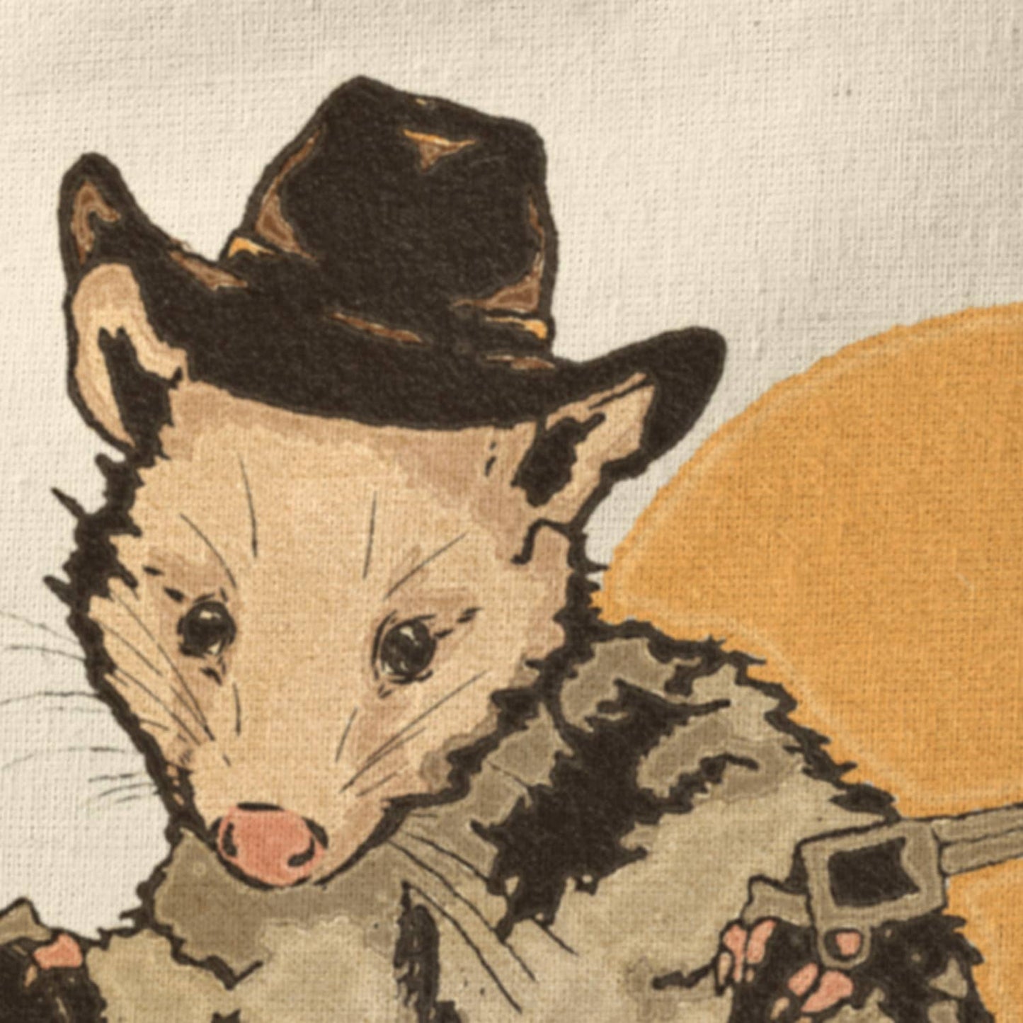 Opossum Cowboy Tote