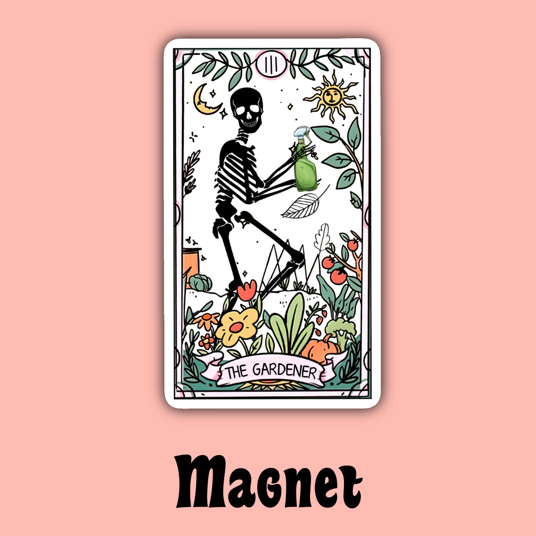 The Gardener Tarot Card Fridge/Locker Magnet