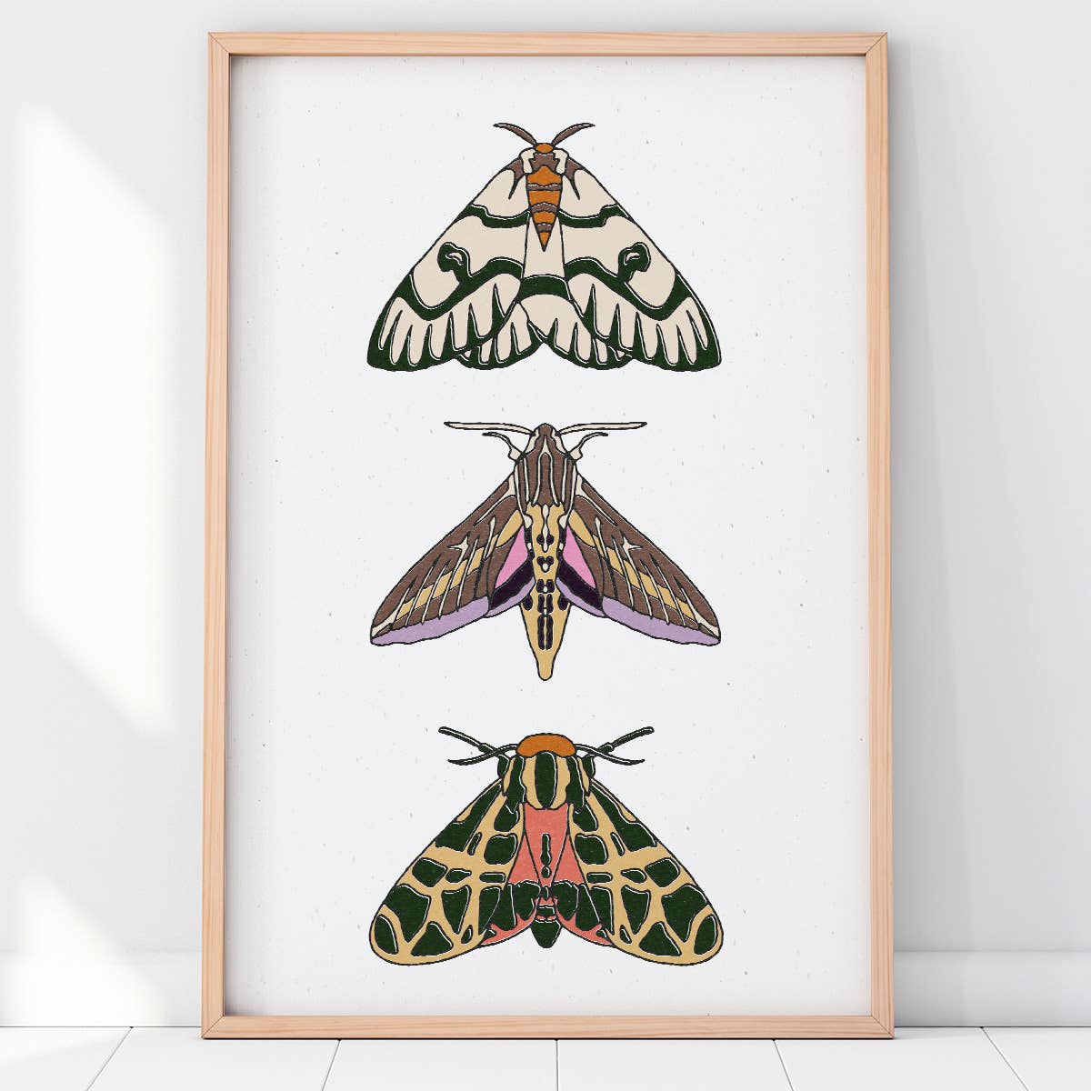 Three Moths Print