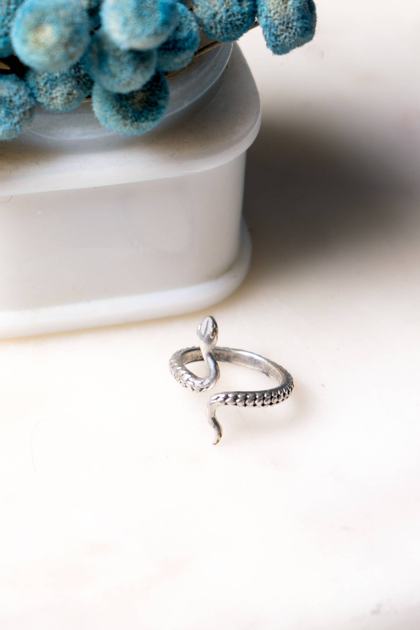 Venus Ring Silver Plated Snake Ring