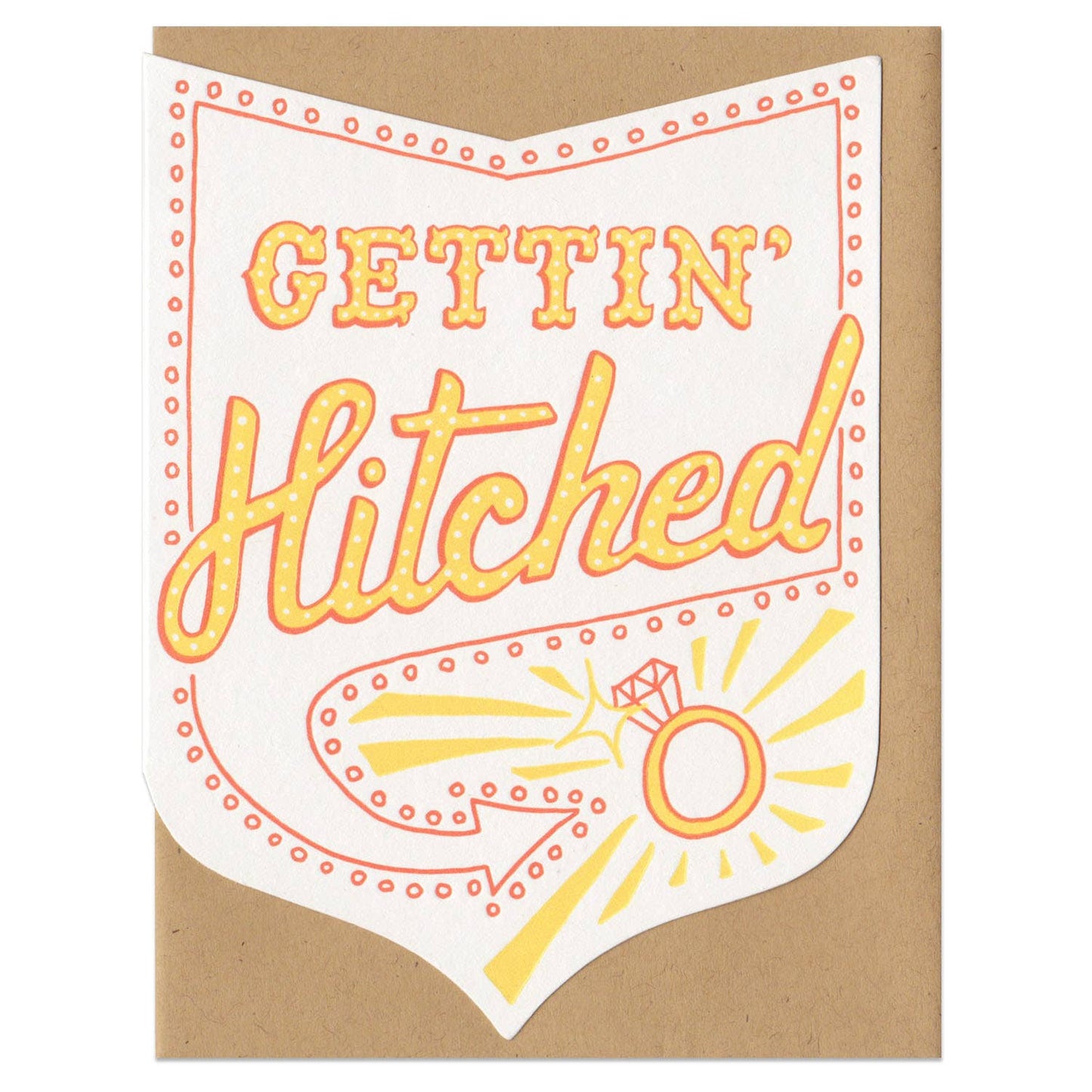 Gettin' Hitched Greeting Card