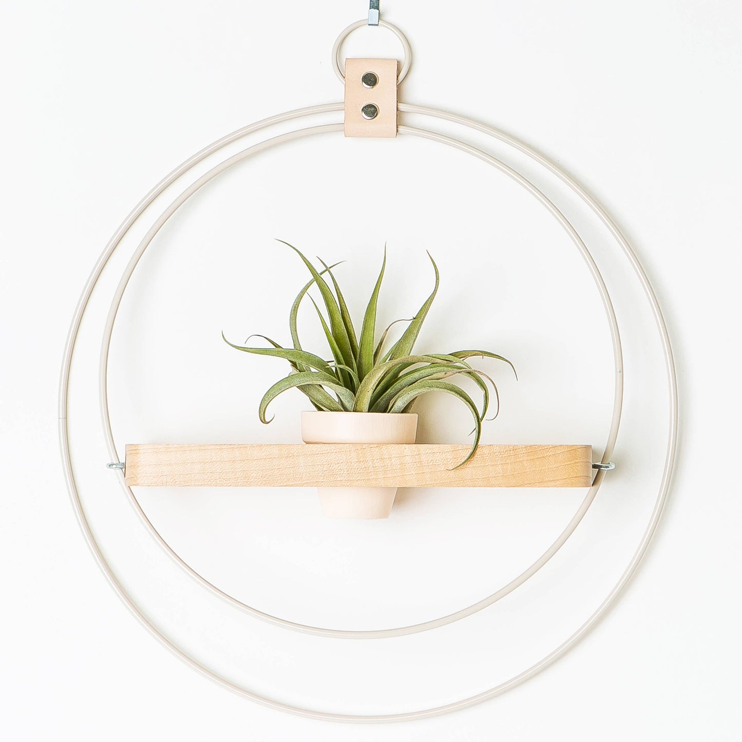 Plant Shelf (Light & Airy) - White Plant Shelf + Mini Pot