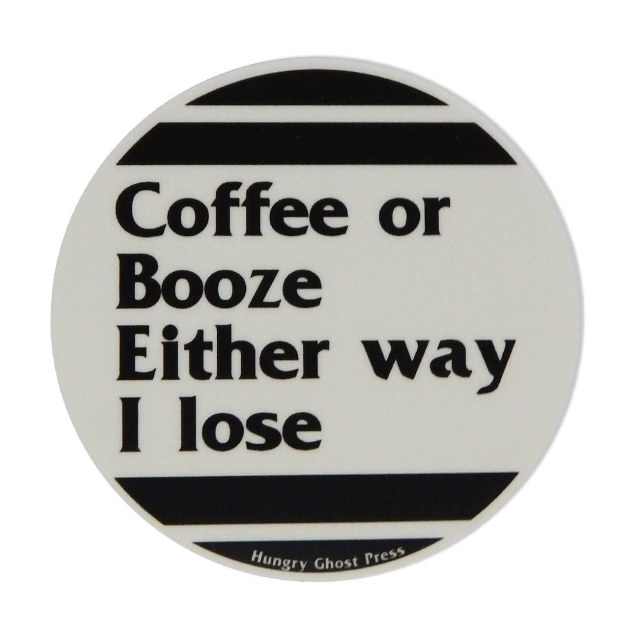 Coffee or Booze 3" Sticker